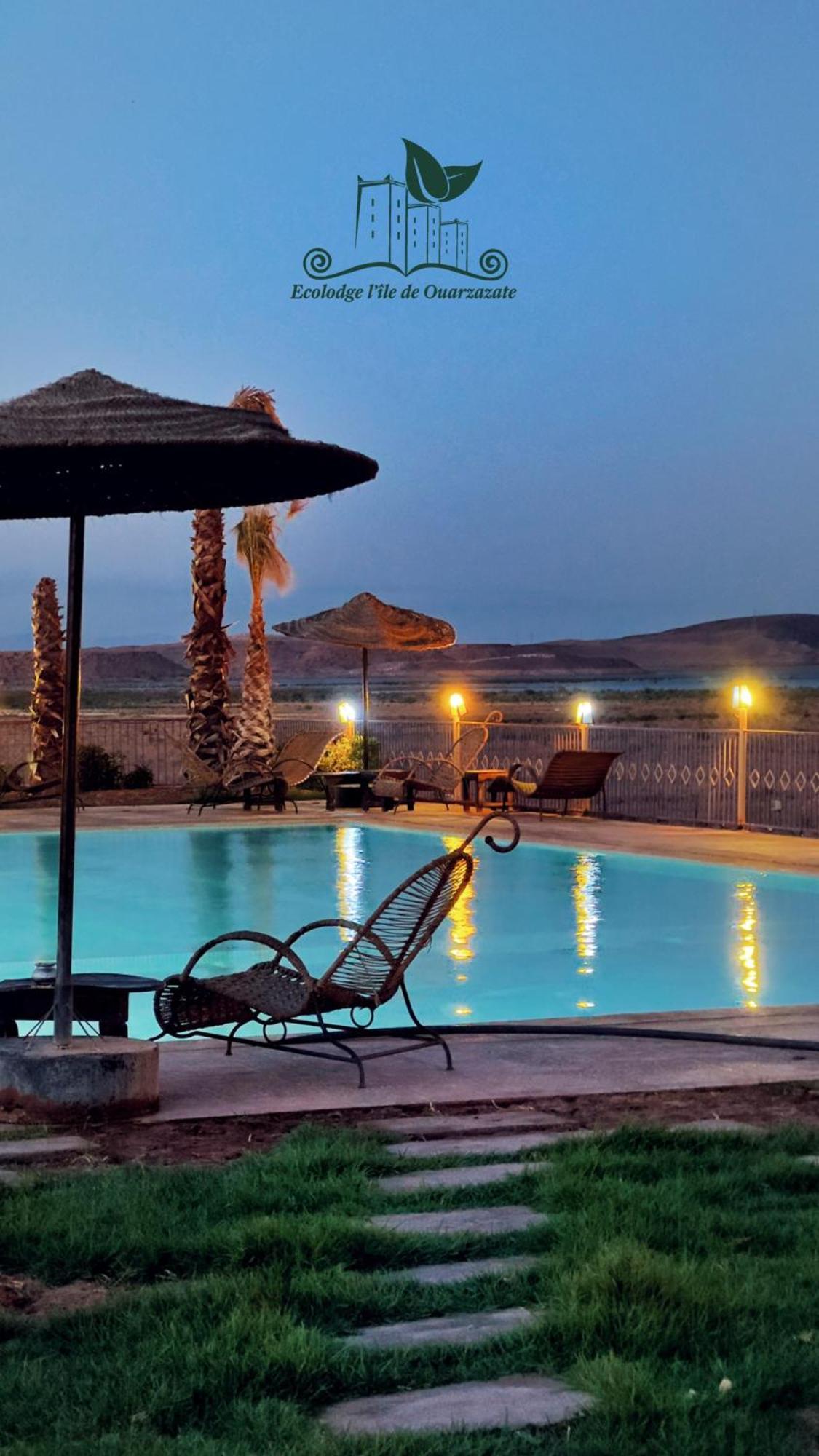 Ecolodge L'Ile De Ouarzazate Tarmigt Bagian luar foto